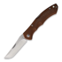 Komoran Brown Linen Micarta kääntöveitsi