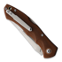 Komoran Brown Linen Micarta sulankstomas peilis