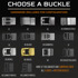 Kore X3 Black Leather Gun Belt 1,5"