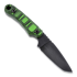 Krypteia Lycos kniv, toxic green-black