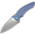 Kubey Sumo 20 CV Blue Ti folding knife
