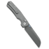 Kunwu Knives Chad - Stonewashed - Titanium סכין מתקפלת, Diamond Texture