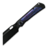 Kunwu Knives Cochise - DLC - Titanium folding knife, Honeydew Texture + Timascus Inlay