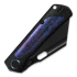 Kunwu Knives Cochise - DLC - Titanium Taschenmesser, Honeydew Texture + Timascus Inlay