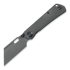Kunwu Knives Cochise - Stonewashed - Titanium Taschenmesser, Honeydew Texture