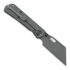 Kunwu Knives Cochise - Stonewashed - Titanium sulankstomas peilis, Honeydew Texture