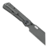 Kunwu Knives Cochise - Stonewashed - Titanium Taschenmesser, Honeydew Texture