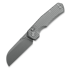 Kunwu Knives Compact Chad - Stonewashed - Titanium kääntöveitsi, Diamond Texture