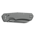 Kunwu Knives Compact Chad - Stonewashed - Titanium Taschenmesser, Diamond Texture