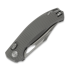 Kunwu Knives Django - Satin - Titanium sulankstomas peilis, Diamond Texture