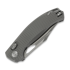 Kunwu Knives Django - Satin - Titanium összecsukható kés, Diamond Texture