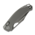 Kunwu Knives Django - Satin - Titanium Taschenmesser, Orange Peel Texture