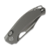 Coltello pieghevole Kunwu Knives Django - Satin - Titanium, Orange Peel Texture