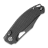 Kunwu Knives Django - Stonewashed - Titanium foldekniv, Diamond Texture