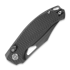 Kunwu Knives Django - Stonewashed - Titanium folding knife, Diamond Texture