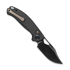 Kunwu Knives Django XL - DLC - Carbon Fiber fällkniv, svart