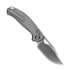 Kunwu Knives Django XL - Satin - Titanium fällkniv, Diamond Texture