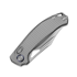 Kunwu Knives Django XL - Satin - Titanium sulankstomas peilis, Diamond Texture