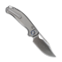 Skladací nôž Kunwu Knives Django XL - Satin - Titanium, Orange Peel Texture