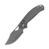 Kunwu Knives Django XL - Stonewashed - Titanium kääntöveitsi, Diamond Texture