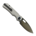 Skladací nôž Kunwu Knives Excalibur Compact Verta - DLC - Titanium, Honeydew Texture