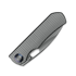 Kunwu Knives Excalibur - Satin - Titanium folding knife, Diamond Texture