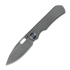 Kunwu Knives Excalibur - Stonewashed - Titanium Taschenmesser, Diamond Texture