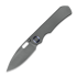 Kunwu Knives Excalibur - Stonewashed - Titanium kääntöveitsi, Diamond Texture