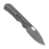 Kunwu Knives Excalibur - Stonewashed - Titanium folding knife, Diamond Texture