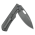 Kunwu Knives Excalibur - Stonewashed - Titanium Taschenmesser, Diamond Texture