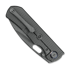 Kunwu Knives Excalibur - Stonewashed - Titanium Taschenmesser, Diamond Texture