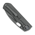 Kunwu Knives Excalibur - Stonewashed - Titanium folding knife, Diamond Texture