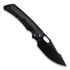 Kunwu Knives Jericho - DLC - Titanium sulankstomas peilis, Raindrop Texture + Timascus Inlay