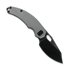Kunwu Knives Lefty ComPadre - DLC - Titanium 접이식 나이프, Diamond Texture