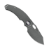 Kunwu Knives Lefty ComPadre - Stonewashed - Titanium kääntöveitsi, Diamond Texture