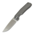 Kunwu Knives Mini TAO - Satin - Titanium Taschenmesser, Orange Peel Texture