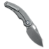 Kunwu Knives Padre - Satin - Titanium folding knife, Diamond Texture