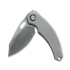 Kunwu Knives Padre - Satin - Titanium sulankstomas peilis, Diamond Texture