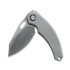 Kunwu Knives Padre - Satin - Titanium összecsukható kés, Diamond Texture