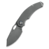 Kunwu Knives Padre - Stonewashed - Titanium folding knife, Diamond Texture
