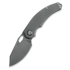 Kunwu Knives Padre - Stonewashed - Titanium foldekniv, Diamond Texture