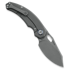 Kunwu Knives Padre - Stonewashed - Titanium fällkniv, Diamond Texture