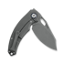 Kunwu Knives Padre - Stonewashed - Titanium fällkniv, Diamond Texture