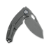 Kunwu Knives Padre - Stonewashed - Titanium foldekniv, Diamond Texture