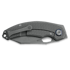 Kunwu Knives Padre - Stonewashed - Titanium foldekniv, Diamond Texture