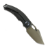 Kunwu Knives Poon Padre - DLC - Titanium sulankstomas peilis, Diamond Texture + DLC