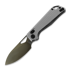 Kunwu Knives Pulsar - DLC - Titanium sulankstomas peilis, Diamond Texture