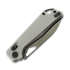 Kunwu Knives Pulsar - DLC - Titanium sulankstomas peilis, Diamond Texture