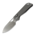Kunwu Knives Pulsar - Satin - Titanium Taschenmesser, Diamond Texture