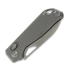 Kunwu Knives Pulsar - Satin - Titanium Taschenmesser, Diamond Texture